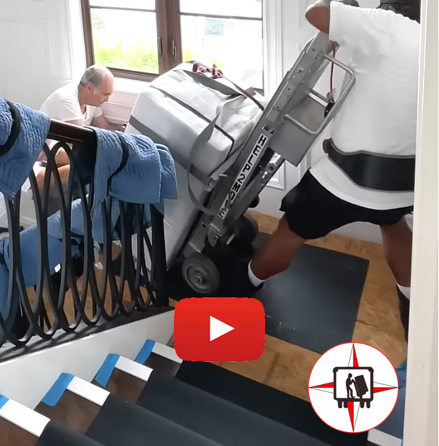 move gun safe upstairs